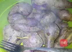 Illustration of how to make purple sweet potato buns 4