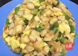 Illustration of how to make fried steamed buns 7