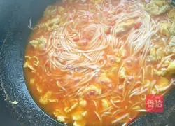 Illustration of how to make tomato and egg noodles 10