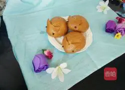 Illustration of how to make brown sugar steamed buns 11