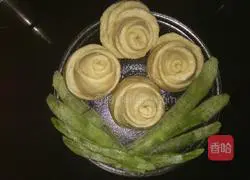 Illustration of how to make rose steamed buns 6