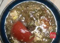 Illustration of how to make fried sophora flower noodles 3