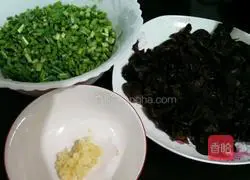 Illustration of how to make shrimp buns with fungus (vegetarian) 2