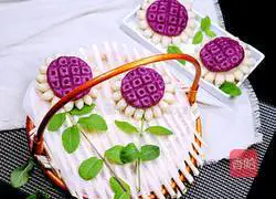 Illustration of how to make flower steamed buns 21