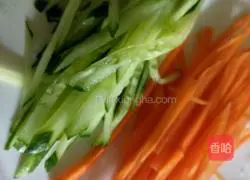 Illustration of how to make cold noodles 5