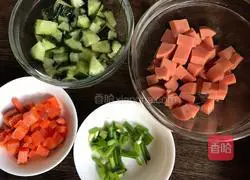 Homestyle colorful fried rice Illustration of how to do it 3