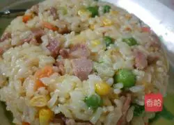 Cheese Fried Rice Recipe Illustration 3