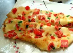 Illustration of how to make cherry tomato pancakes 9