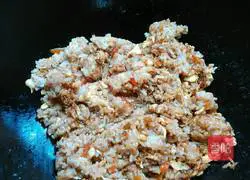 Illustration of how to make egg fried rice (chopped pepper version) 5