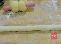 Illustration of how to make little rabbit pumpkin steamed buns 3