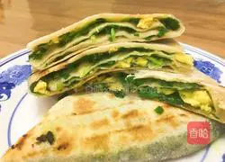 Illustration of how to make egg and leek pancakes 15