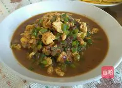 Illustration of how to make egg and pepper noodles with marinade 9