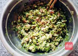 Illustration of how to make beef and celery dumplings 7