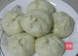 Illustration of how to make meat buns 12