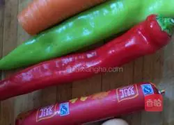 五彩Illustration of how to make fried rice 2