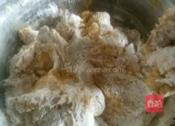 Home-style fermented pumpkin pie ( Red bean filling) Recipe 6