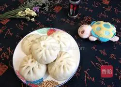 Illustration of how to make pork and leek buns 14