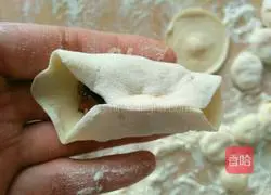 Illustration of how to make mushroom and chicken dumplings 10