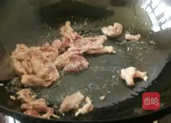 Illustration of how to make beans and pork noodles 3