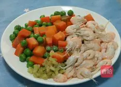 Illustration of how to make shrimp and pineapple fried rice 6