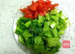 Illustration of how to make cabbage noodles 2