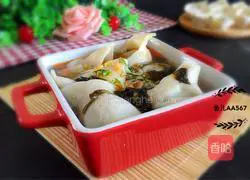 Illustration of how to make seaweed wontons 16