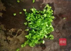 Illustration of how to make colorful pepper fried rice 7