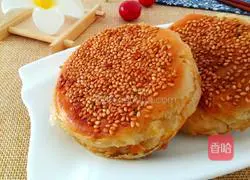 Illustration of how to make sesame sauce cakes 17