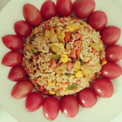 Laoganma egg fried rice