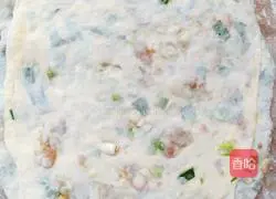 Illustration of how to make green onion meatloaf 11