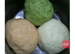 Illustration of how to make vegetable fancy steamed buns 2