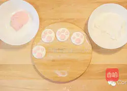 Illustration of how to make cat claw glutinous rice balls 4