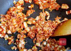 Illustration of spicy cabbage fried rice 2