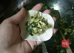 Illustration of how to make Sophora japonica dumplings 11