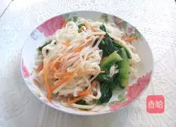 Illustration of how to make lazy noodles 5