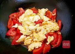 Illustration of how to make tomato, egg and tartary buckwheat noodles 7