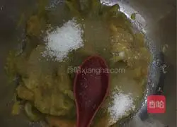 Illustration of how to make fried pumpkin cake 4