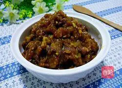 Illustration of how to make pork dumpling stuffing 7