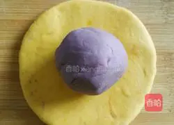 Illustration of how to make purple sweet potato and pumpkin blossom steamed buns 9