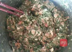 Illustration of how to make shepherd's purse dumplings 2