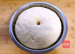 Illustration of making dough bean paste pancakes 4