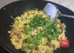 Illustration of how to make fat and fragrant fried rice 6
