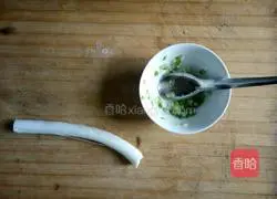 Garlic sauce eggs Illustration of how to make cakes 3