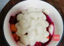 Illustration of how to make glutinous rice dumplings with fruits 19