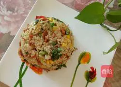 Fried rice recipe illustration 6