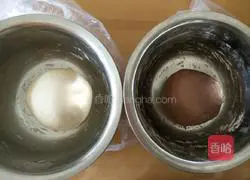 Illustration of how to make milk chocolate steamed buns 4