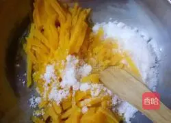 Illustration of how to make sweet sweet potato and sesame cake 4 