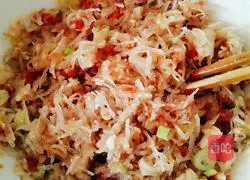 Illustration of how to make pan-fried shredded radish patties 4