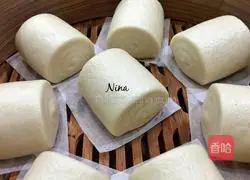 Illustration of how to make milk-flavored steamed buns 8