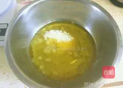 Illustration of how to make durian shortcake 2 